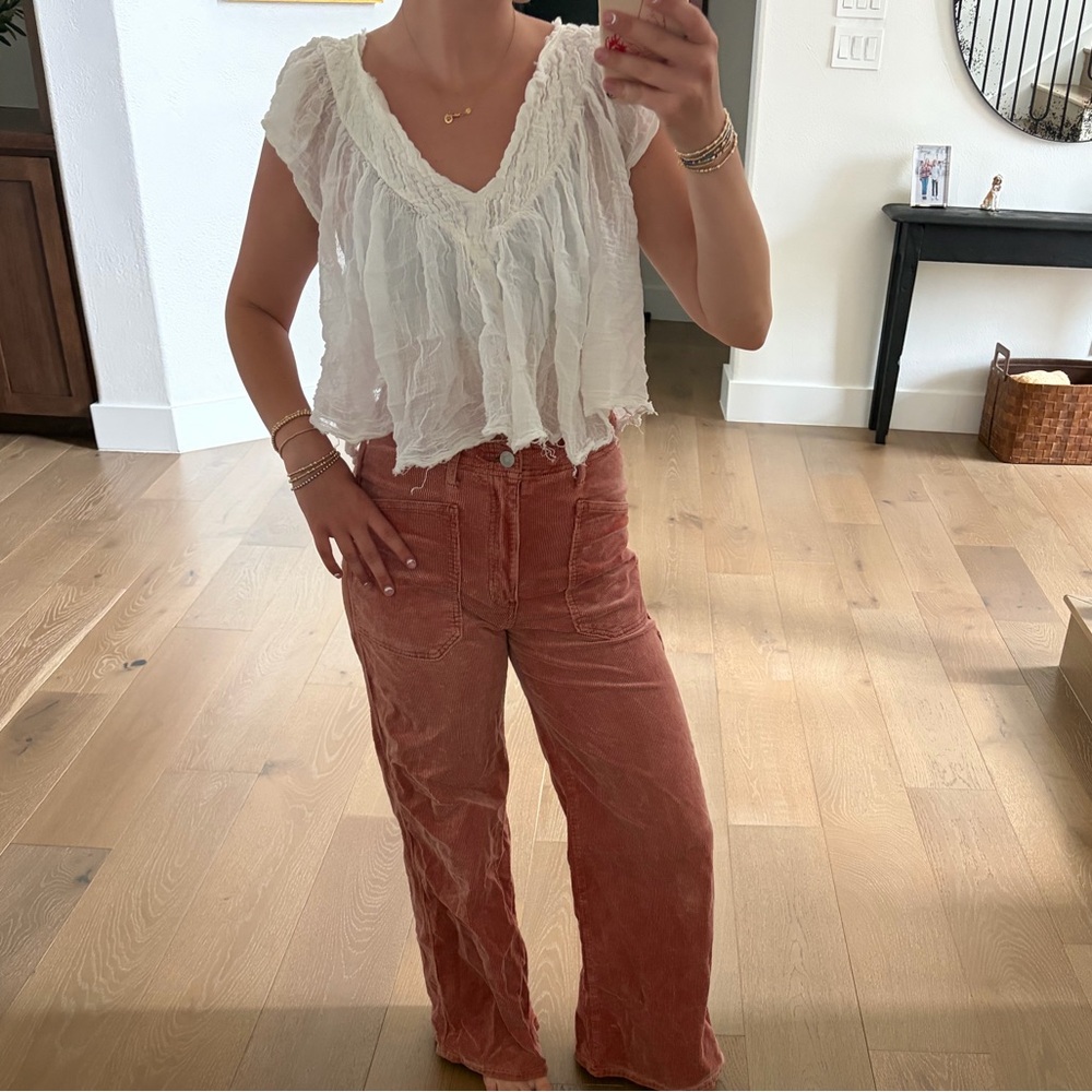 Pilcro Rose Corduroy Trousers!